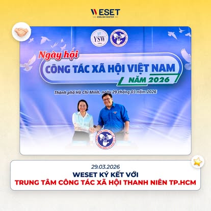 WESET ký kết hợp tác cùng Trung tâm Công tác xã hội Thanh niên TP.HCM